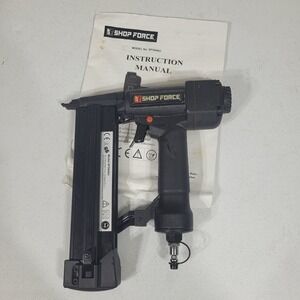 Shop Force Brad Nailer Staple Black SF5040U Pneumatic Air Tool 2-in-1